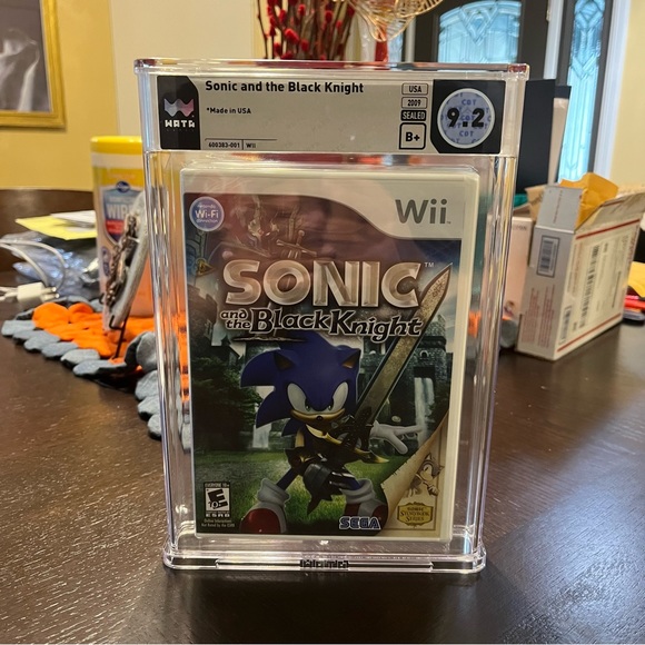 Wii - Sonic and the Black Knight (2009) - New / Sealed - WATA 9.2 / B+